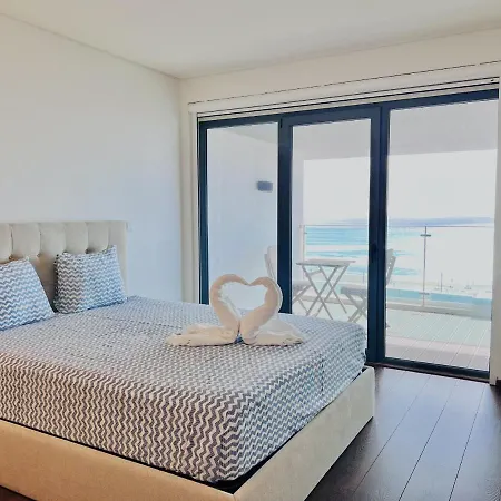 Front Line, Sea View, Luxury Penthouse In Caparica