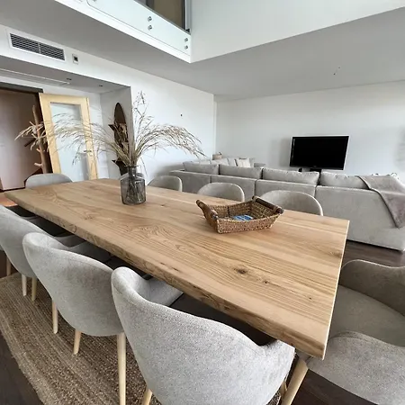 Front Line, Sea View, Luxury Penthouse In Caparica