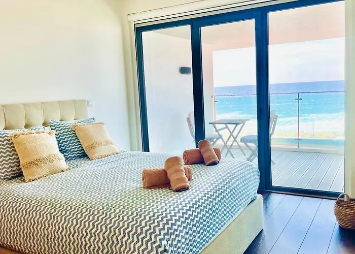 Front Line, Sea View, Luxury Penthouse In Caparica Lägenhet Costa de Caparica