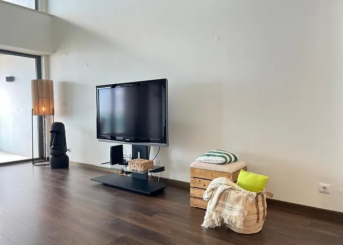 Lägenhet Front Line, Sea View, Luxury Penthouse In Caparica *