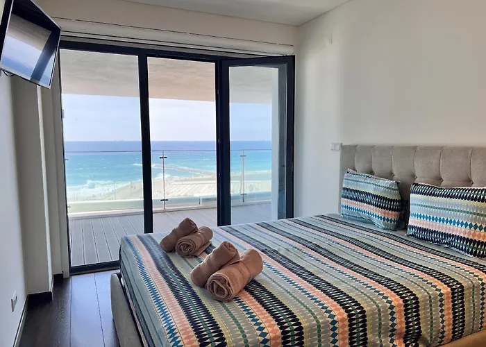 Front Line, Sea View, Luxury Penthouse In Caparica Costa de Caparica
