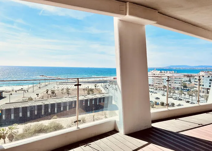 Lägenhet Front Line, Sea View, Luxury Penthouse In Caparica Costa de Caparica