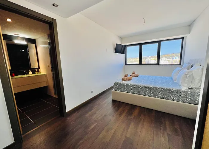 Lägenhet Front Line, Sea View, Luxury Penthouse In Caparica *