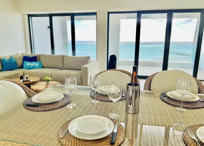 Lägenhet Front Line, Sea View, Luxury Penthouse In Caparica