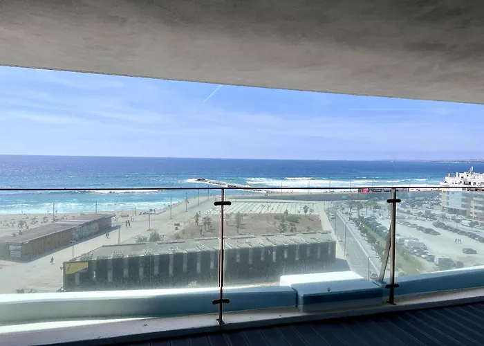 Front Line, Sea View, Luxury Penthouse In Caparica Appartamento Costa da Caparica