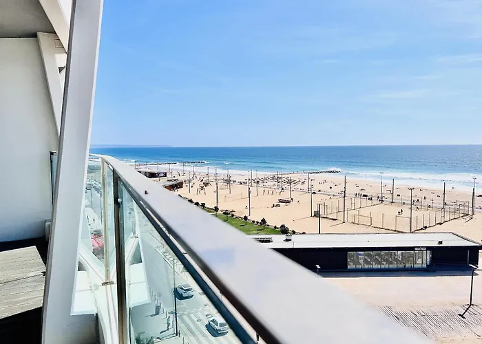 Front Line, Sea View, Luxury Penthouse In Caparica *
