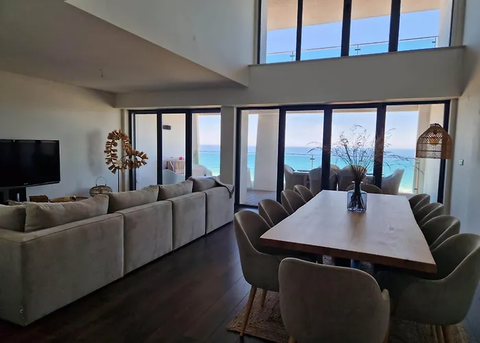 Front Line, Sea View, Luxury Penthouse In Caparica *