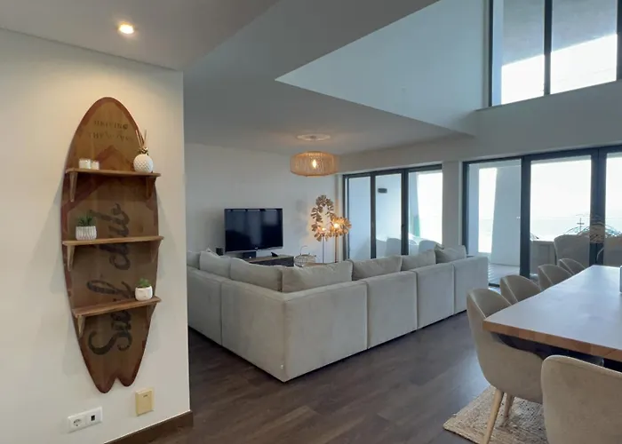Front Line, Sea View, Luxury Penthouse In Caparica